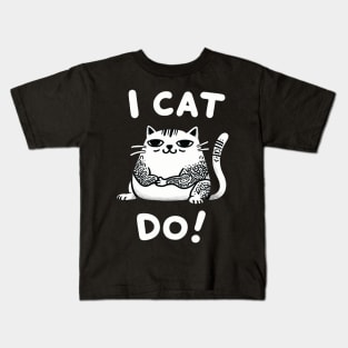 I Cat I do Tattoo Cat Kids T-Shirt